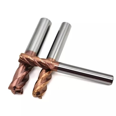 AlTiN Kaplama Alaşımlı Freze Tungsten Kobalt 4 Flüt Freze Seti ODM