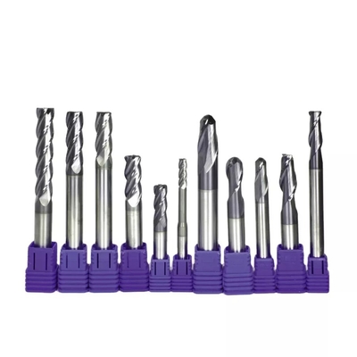 Çelik için 3.5MM Flüt Alaşımlı Freze 10mm Uzunluk Kaba Frezeler